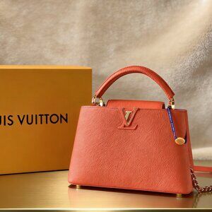 Louis Vuitton Capucines BB Taurillon Orange